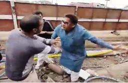कप्तान मलिक यांची दादागिरी, कामगारांना मारहाण