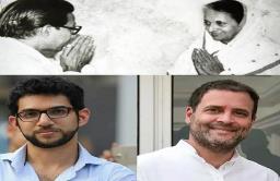 आदित्य ठाकरे आणि राहुल गांधी यांची दिल्लीत प्रथमच भेट
