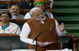 पतंप्रधान मोदींची लोकसभेत काँग्रेसवर सडकून टीका