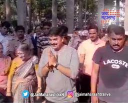मॉर्निंग वॉकच्या माध्यमातून प्रचार