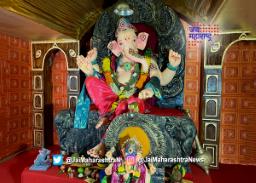 अंधेरी गणेश मंडळाने बनवला टिश्यू पेपरपासून गणेशा