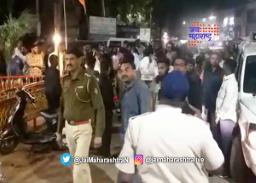 उद्धव आणि शिंदे गटातील वादातून हवेत गोळीबार