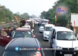 एमआयएमची कार रॅली मुंबईत धडकली