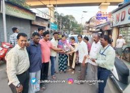 कन्यारत्नाचे मिरवणुकी द्वारे स्वागत