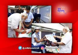 केरळ दौऱ्यात पंतप्रधान नरेंद्र मोदी यांनी विद्यार्थ्यांशी संवाद साधला.