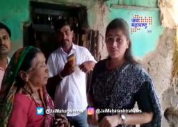 खासदार नवनीत राणा यांनी केली नुकसानग्रस्त थिलोरी गावाची पाहणी