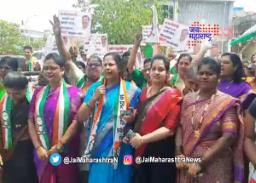 गणेश नाईक यांच्या विरोधात राष्ट्रवादी आक्रमक