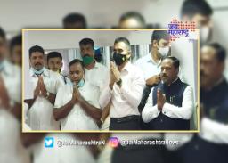 चैत्यभूमीवर समीर वानखेडेंविरोधात घोषणाबाजी