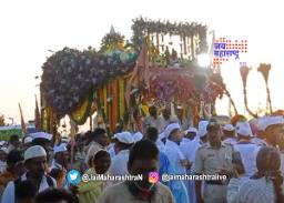 तुकारामांची पालखी इंदापूरहून रवाना