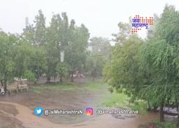 धुळे जिल्ह्यात पावसाची  संततधार सुरु
