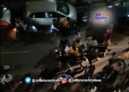 नवी मुंबईतल्या घणसोलीत दोन गटात तुंबळ हाणामारी