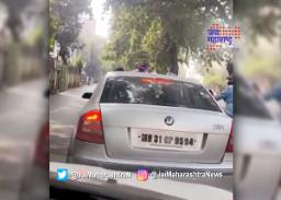 नागपुरात वाहन चालकाची मुजोरी