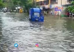 नालासोपारा भागात साचलं पाणी