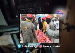 नौपाडा परिसरातील इमारतीचं छत कोसळलं