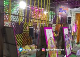 पंढरपूरच्या विठ्ठल मंदिरात तिरंगी सजावट