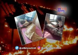 परगावात मजुरीला गेलेल्या कुटुंबाचे घर पेटवलं