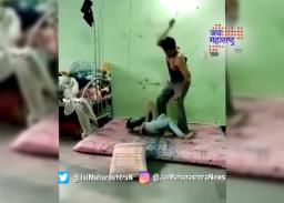 पोटच्या मुलाला बापाकडून अमानुष मारहाण; व्हिडीओ सोशल मीडियावर व्हायरल