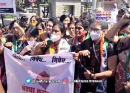 बंडातात्या कराडकर यांच्याविरोधात राष्ट्रवादी महिला आक्रमक