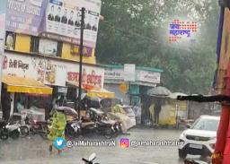 बुलढाण्यात सलग तिसऱ्या अवकाळी पावसाची हजेरी
