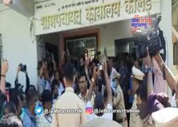 किरीट सोमय्या कोर्लईत येताच तणाव