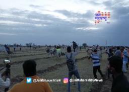 राज्य सरकार आणि पोलिसांच्या नाकावर टिच्चून बैलगाडी शर्यत पार