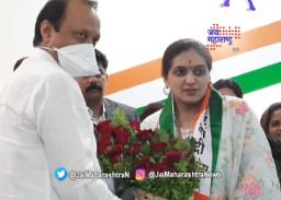 रुपाली पाटील-ठोंबरे यांचा राष्ट्रवादीत प्रवेश