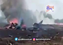 लष्कराचं मिग २१ विमान कोसळलं