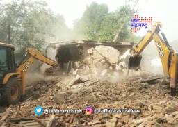 लेबर कॉलनीत ३३८ घरं पाडण्याचं काम सुरू