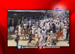वारकऱ्यांवर पोलीसांचा लाठीमार