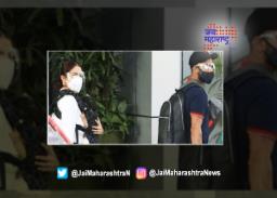 विराटसह अनुष्का आणि वामिकाला केलं मुंबई विमानतळावर स्पॉट