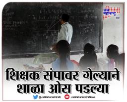 शिक्षक संपावर गेल्याने शाळा ओस पडल्या