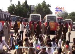 सलग दुसऱ्या दिवशीही एसटी कर्मचाऱ्यांचे उपोषण
