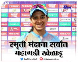 स्मृती मंदाना सर्वात महागडी खेळाडू