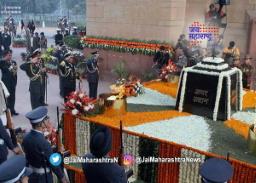 ‘अमर जवान ज्योत’ राष्ट्रीय युद्ध स्मारकात विलीन