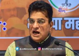 ‘नंदकिशोर चतुर्वेदींना फरार घोषित करा’ – किरीट सोमैया